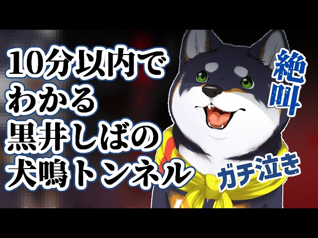 【音量注意】10分以内でわかる黒井しばの犬鳴トンネル【セルフ切り抜き】のサムネイル