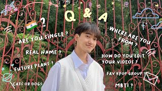 Get to know me Q&A ⛅(where are you from? real name? Single or? Future plans? )
