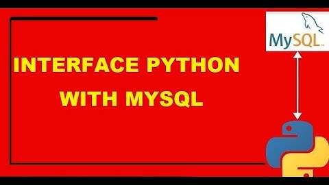 Interface Python with MySQL||Part-2
