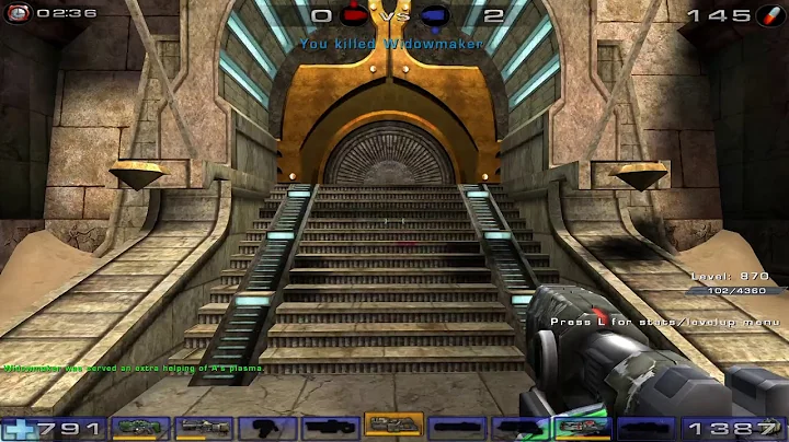 Unreal Tournament 2004 with RPG mod on map CTF-face3