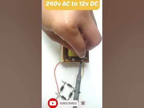 How to make 12v power supply | 240v to 12v DC #powersupply #actodc #