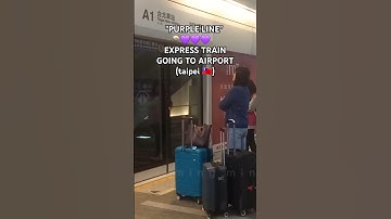 "Purple Line" 💜💜💜 the #express #train going to the #airport 🇹🇼 #taipei_taiwan