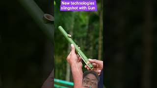 &quot;Powerful Bamboo Gun 🎯 Glass Marble Slingshot Hack 2025 | Viral Village Technology&quot;#foryou #diy #gun