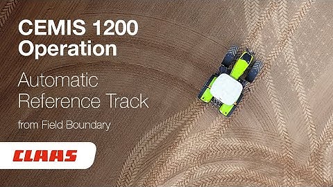 CEMIS 1200 Creating an Automatic Reference Track from a Field Boundary