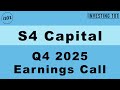 S4 Capital Q4 / H2 2025 Earnings Call: Margin Gains and Debt Reduction Offset 10.8% Revenue Decline