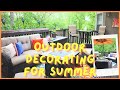 DECORATE MY DECK WITH ME | OUTDOOR DECORATING IDEAS FOR SUMMER