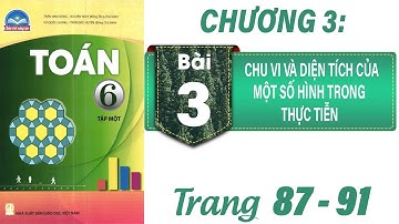 Toán lớp 6 chân trời sáng tạo chương 3 bài 3 |Chu vi và diện tích của một số hình trong thực tiễn