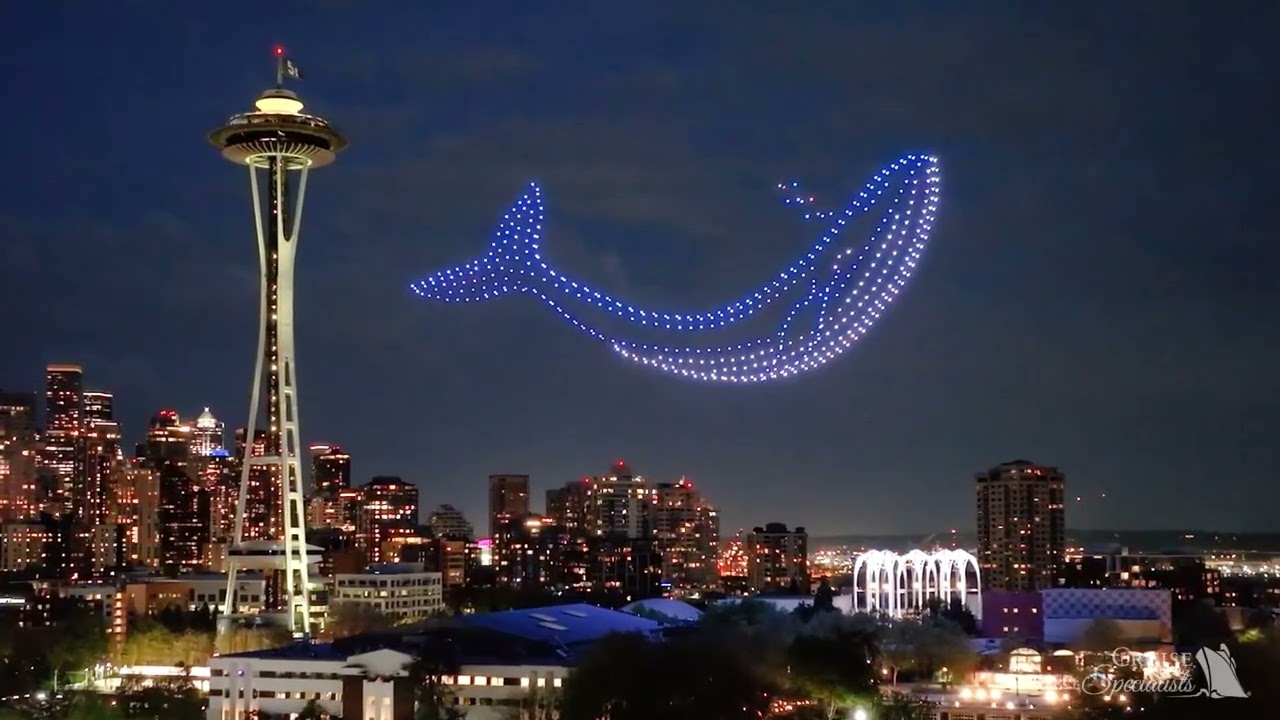 Princess Cruises Seattle Drone Show
