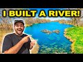 Building a RIVER at the NEW PROPERTY!!! (It Actually Worked)