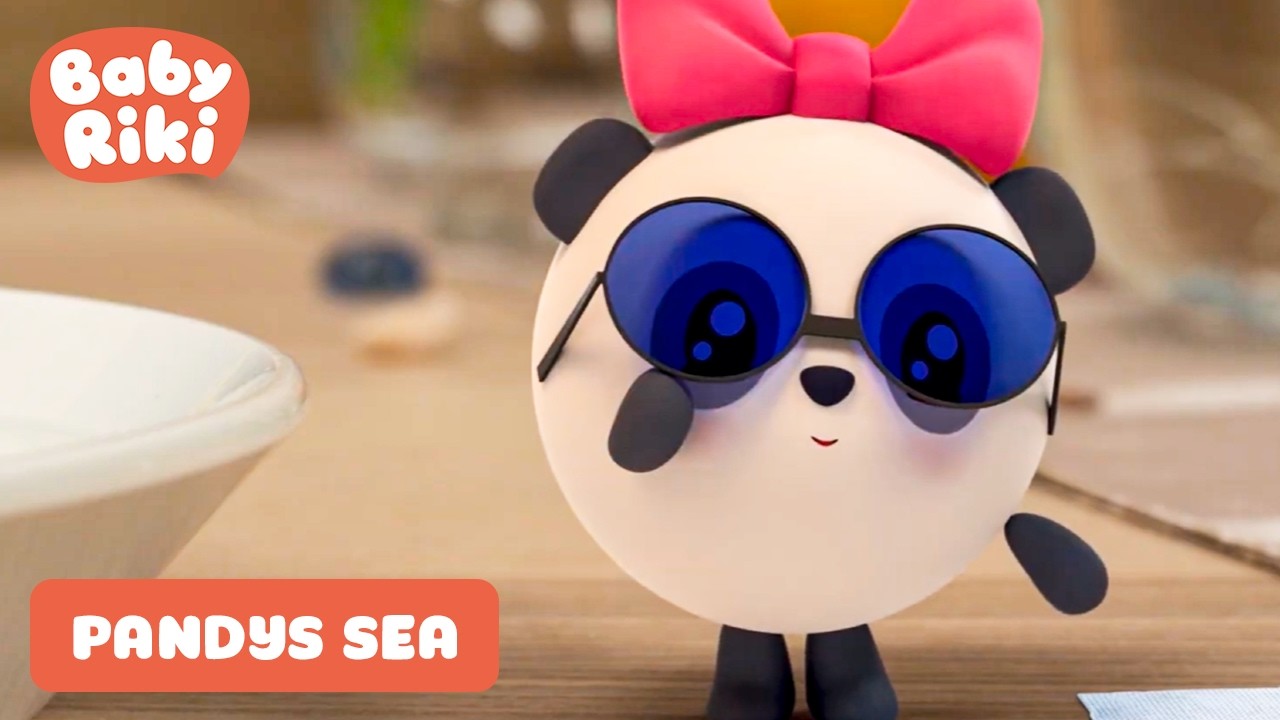 Pandy Ricky Baby Drawing Pandy’s Sea 🌊 - BabyRiki | Cartoons for Toddlers - YouTube