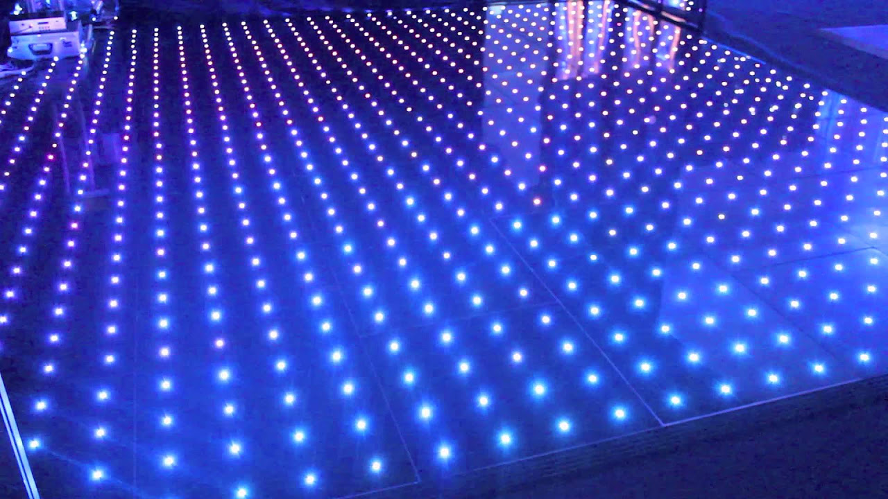 Illuminated LED Pixel RGB Visualisation Dance Floor