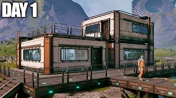 Day 1 in This AMAZING New Open World BASE BUILDING Game | StarRupture Gameplay | Part 1