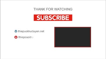 Outro | Dịch vụ thiệp cưới trực tuyến | Thiepcuoitructuyen.net