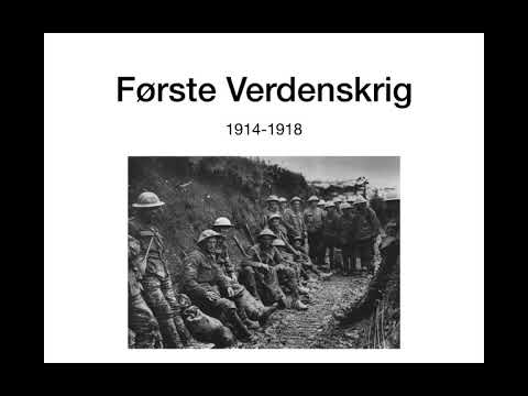 Historie VG3 Første verdenskrig 1914-1918