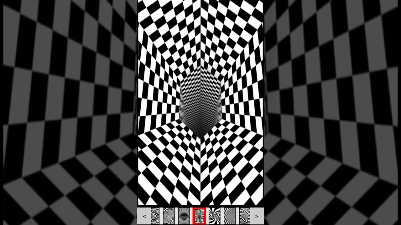 Monochrome Hypnosis: A Mesmerizing Black and White Illusion. #illustration#trippy #shorts