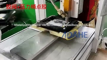 Three axis automatic dispensing machine suitable for multiple adhesives