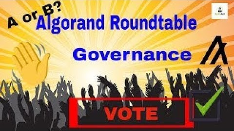 Algorand Governance DeFi NFTs with the US EUR Roundtable!