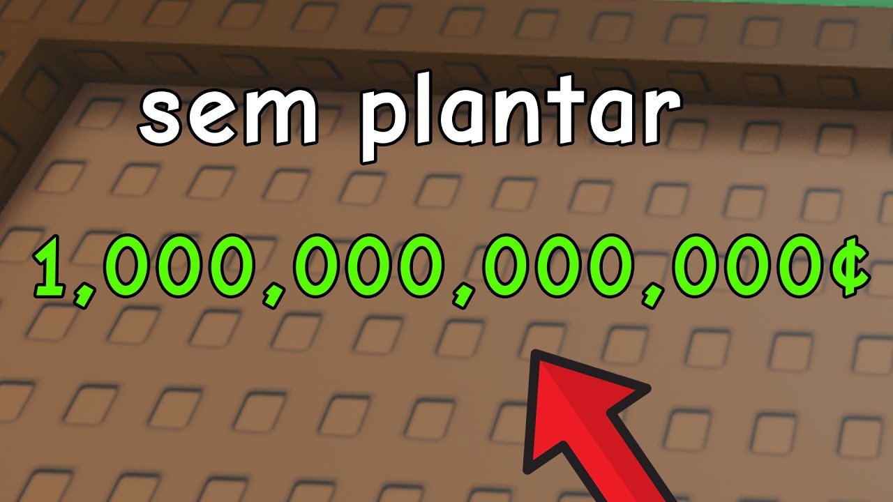 DO 0 A 1 TRILHÃO SEM PLANTAR NADA NO GROW A GARDEN!!