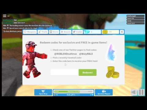 Code Roblox Deathrun How To Get Robux Very Fast - promo codes for roblox deathrun 2019