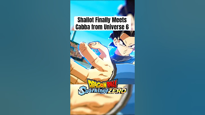 Shallot and Cabba Interaction in Dragon Ball Sparking Zero #dragonball #sparkingzero #anime