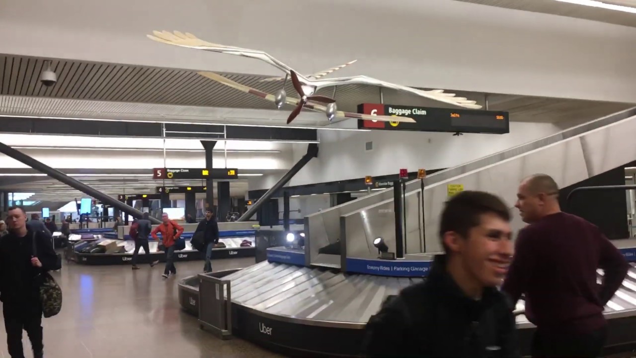 Seattle airport baggage claim YouTube