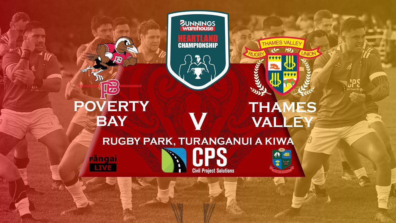 Poverty Bay vs Thames Valley LIVESTREAM