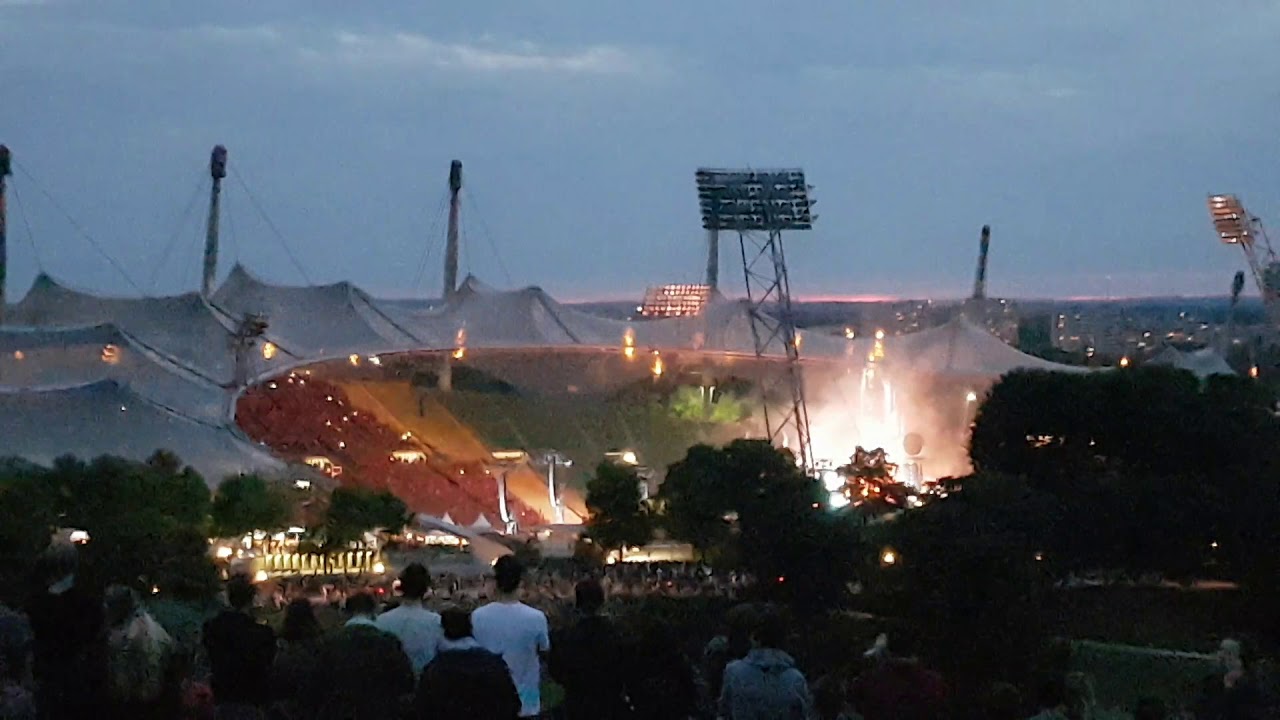 Rammstein live from Olympiaberg Munich 2019 - Du hast - YouTube