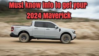 2024 Ford Maverick and Bronco MUST KNOW information! Don't Get ROBBED!