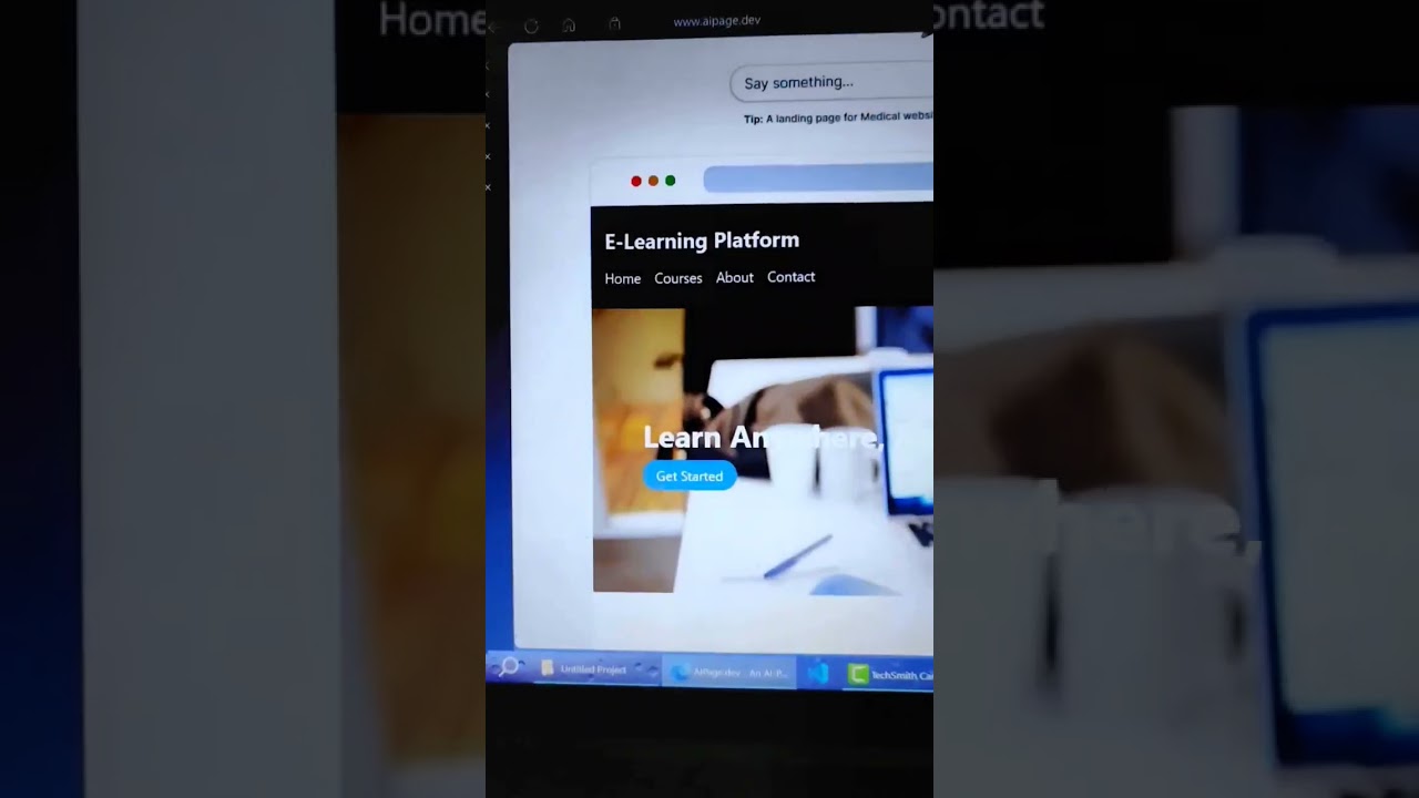 Text to Website AI Tool 