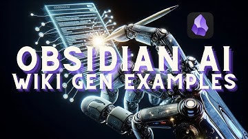 Using Obsidian AI Wiki Generation In Notes