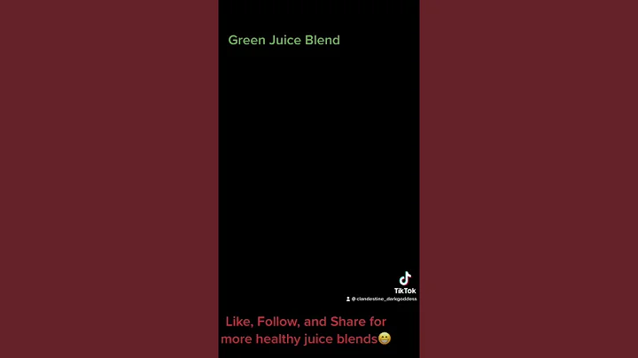 Green juice blend@Jennifer Canady