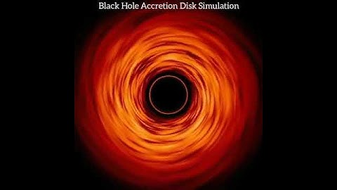 BlackHole Accretion Disk Simulation.