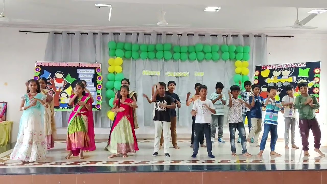 Vaagdevi High School Peddasettipalle Children's Day 2025 Celebrations/4th Grade Kids 