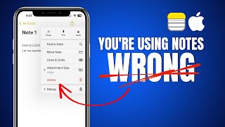 iPhone Notes - Tricks You Must Know (Apple Notes App) - Hindi