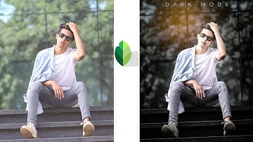 Snapseed- Atharv Raut Inspired dark black tone photo editing tutorial- Snapseed Tutorial