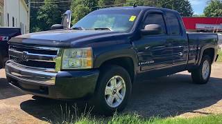 2007 Chevrolet Silverado Extended Cab LT 4x4 V8 5.3L 142K miles CarZone Sales Paw Paw 269-657-5700