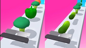 Perfect Slices Game! Very relaxing ASMR slicing video