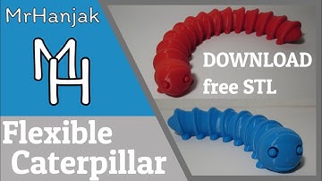 Flexible Caterpillar NEW (for 3D Printer)