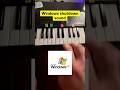 Windows xp shutdown sound learn how to play. Yamaha a50 #piano #pianotutorial #pianomusic