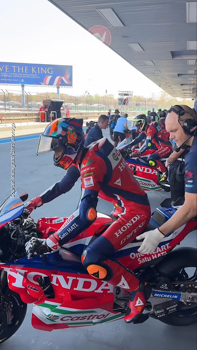 Luca Marini in Action with the 2025 Honda RC213V | #thaigp #lucamarini #motogp