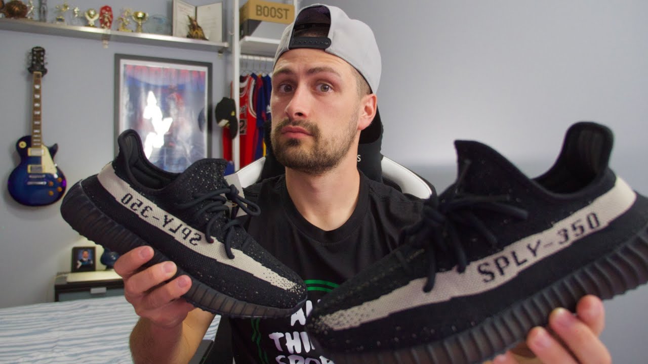 tusind Årligt røre ved Adidas Yeezy Boost 350 V2 "OREO" - Unboxing, Review & On Feet - YouTube