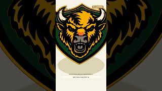 Layered Buffalo Head Emblem Laser Cut File Idea | SVG DXF