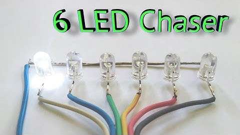 Amazing LED Chaser With Running Effect