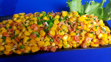 Bắp xào, ❤cách làm bắp xào tôm khô đơn giản mà ngon Huyền Thanh Food