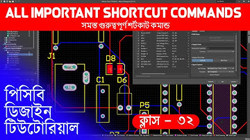Altium PCB Design Bangla Tutorial Class 32 All Important Keyboard Shortcuts Command on Altium Design