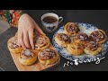 SUB｜暮らしVlog｜彼女の帰りをシナモンロールを焼いて待つ日｜フランスの小麦粉について｜パリ生活｜レシピ｜