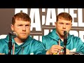 CANELO MESSAGE TO BJ SAUNDERS "YOU'RE A GREAT FIGHTER, THANK YOU FOR ACCEPTING THE FIGHT!" PRESSER