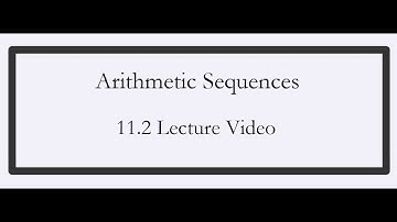 11.2 Lecture Video - Pre - Calculus