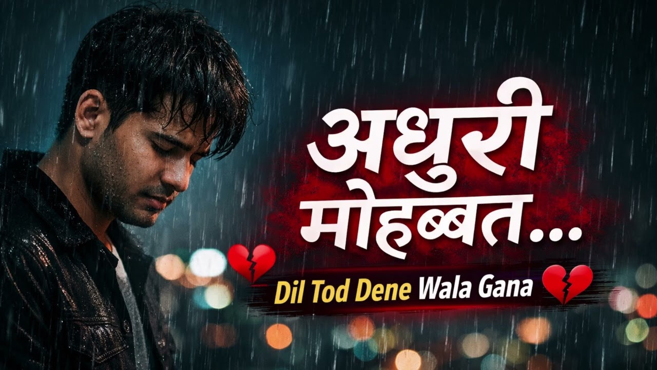 Adhuri Mohabbat | 💔￼dil ko Chu jaane wala sad song | new hindi 2026 RK Rajan Studio #sadsong #lyrics