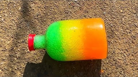 Rolling colorfull bottle on the stair 🌈👻 #asmr #crushingsoftthings #crushingcrunchythings